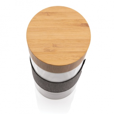 Logo trade liikelahja mainoslahja tuotekuva: Impact kaksoiseinäinen borosilikaattilasipullo