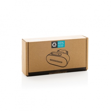 Logo trade liikelahja mainoslahja tuotekuva: Lumino RCS kierrätysmuovinen USB-ladattava pyörävalosarja