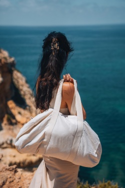 Logo trade liikelahja kuva: Impact AWARE™ 285 gsm rcanvas duffelikassi värjäämätön