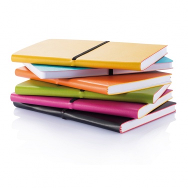 Logotrade mainoslahja tuotekuva: Deluxe pehmeäkantinen A5 muistikirja