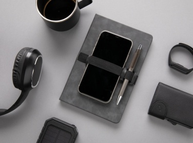 Logo trade liikelahja mainoslahja tuotekuva: Deluxe kovakantinen keinonahkainen A5 vihko