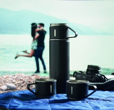 Logo trade mainoslahjat tuotekuva: Termospullo ja mukit