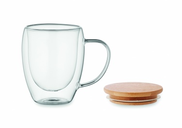 Logo trade liikelahjat tuotekuva: Kaksiseinäinen lasimuki