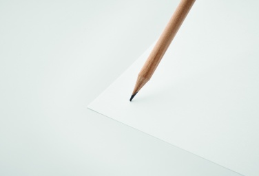 Logo trade mainostuote kuva: Puukynä jossa pyyhekumi