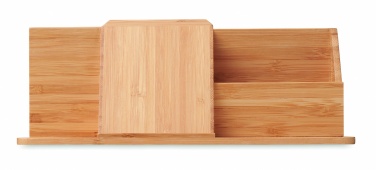 Logo trade liikelahja kuva: Bambu langaton laturi 10W GROOVY