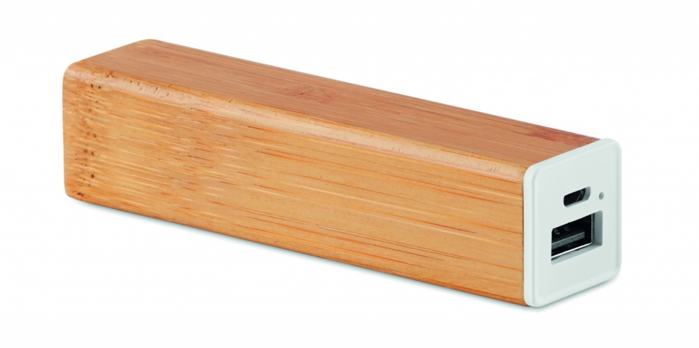 Logo trade mainoslahja kuva: Bambu varavirtalähde 2200 mAh POWERBAM