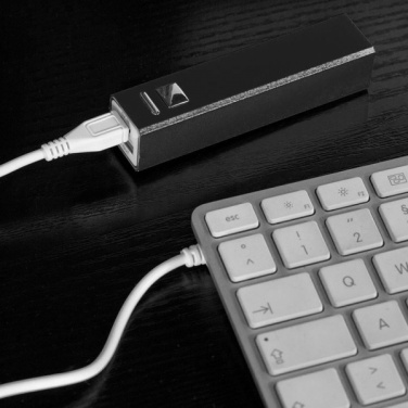 Logo trade liikelahja kuva: Metallinen virtapankki PORT HOPE 2200mAh