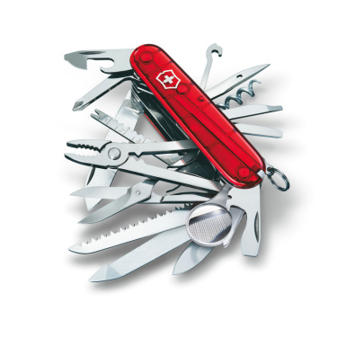 Logo trade liikelahjat tuotekuva: Taskuveitsi SwissChamp läpinäkyvä Victorinox
