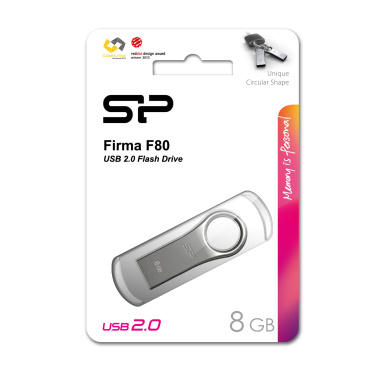 Logo trade mainoslahja ja liikelahja tuotekuva: Pendrive Silicon power F80 2.0