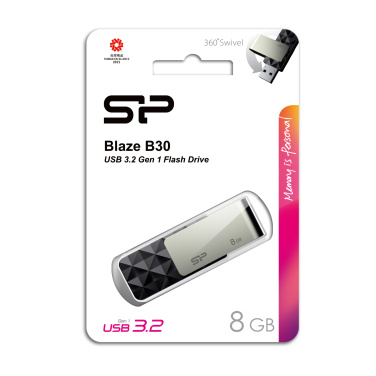 Logotrade mainoslahja ja liikelahja kuva: Pendrive Silicon Power Blaze B30 3.1