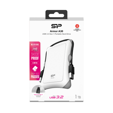 Logo trade mainoslahjat tuotekuva: Hard Disc Silicon Power Armor A30 2TB