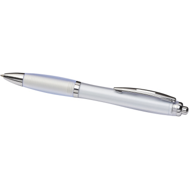 Logotrade mainoslahja ja liikelahja kuva: Curvy ballpoint pen with frosted barrel and grip