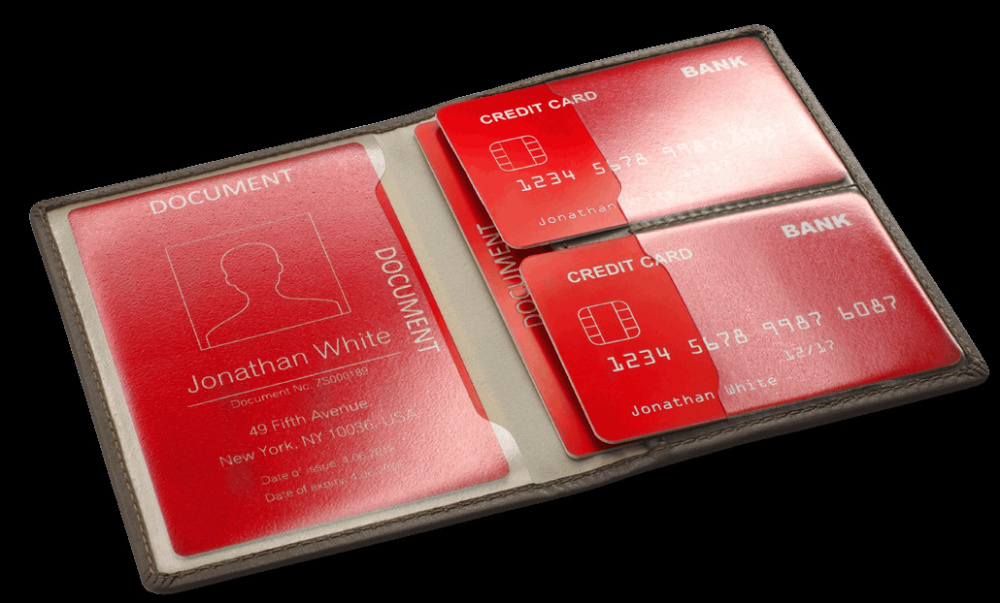 Logotrade mainostuote tuotekuva: RFID asiakirjalompakko 611131