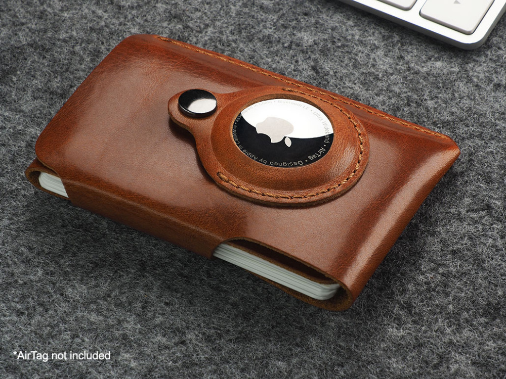 Logotrade mainostuote tuotekuva: Lompakko, jossa on AirTag-pidike 1936141