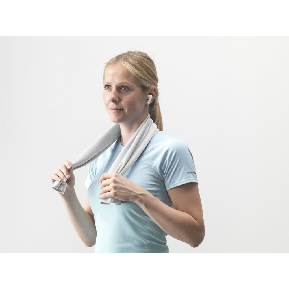 Logotrade liikelahjat mainoslahjat tuotekuva: CoolDown RPET urheilullinen jäähdytyspyyhe