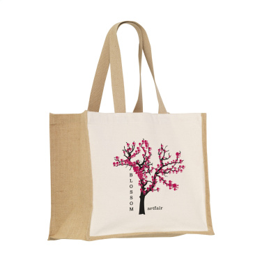 Logotrade mainoslahjat ja liikelahjat tuotekuva: Jute Canvas Shopper (320 g/m²) pussi