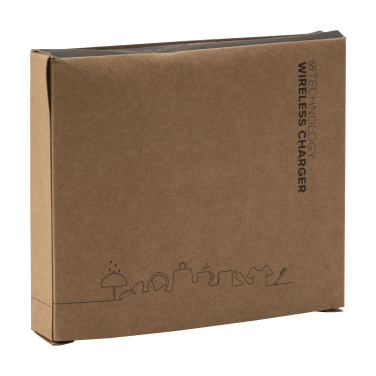 Logo trade liikelahja mainoslahja tuotekuva: Bamboo 10W Wireless Charger langaton pikalaturi