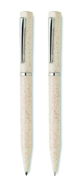 Logo trade mainoslahjat tuotekuva: Vehnäolki/ABS-kierrekynäsarja