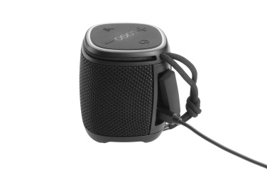 Logotrade mainoslahja tuotekuva: Bluetooth-kaiutin HERMON Schwarzwolf
