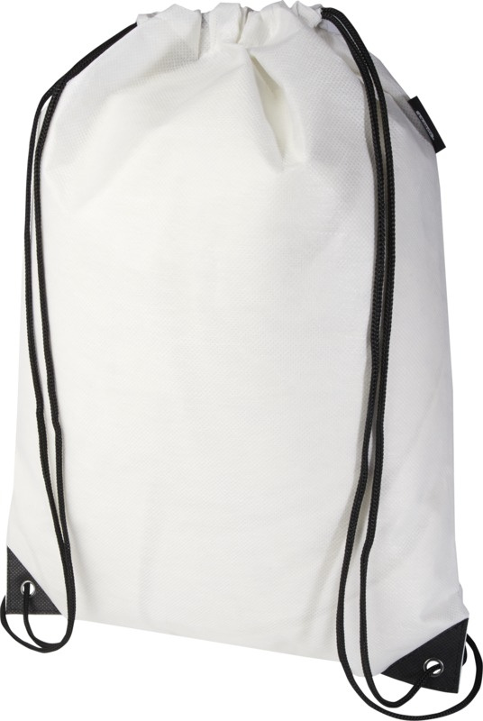 Logotrade mainostuote tuotekuva: Evergreen GRS-kierrätetty nyörisulkimellinen kuitukangaskassi 5 l