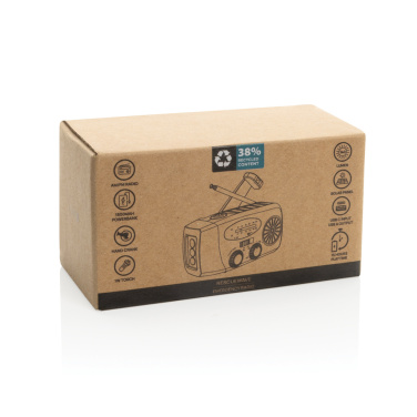 Logotrade liikelahjat mainoslahjat tuotekuva: RescueWave hätätilaradio, valmistettu RCS-kierrätysmuovista.