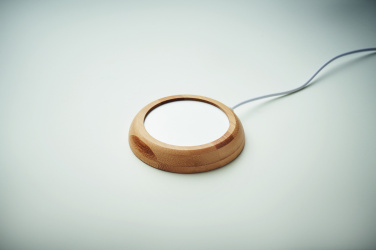 Logo trade liikelahjat tuotekuva: Bambuinen mukilämmitin USB:llä