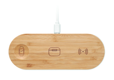 Logotrade liikelahja tuotekuva: 3 in 1 15W langaton laturi