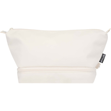 Logo trade mainoslahjat tuotekuva: Trip Aware™ kierrätetystä materiaalista valmistettu 6 litran matkakosmetiikkalaukku