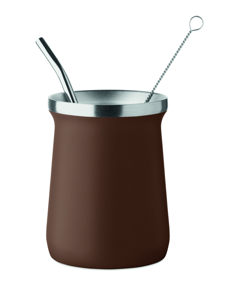 Logo trade liikelahja kuva: Yerba mate -teekuppi