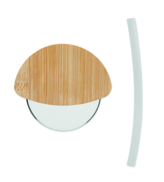 Logo trade liikelahja kuva: Pizzaleikkuri bambu