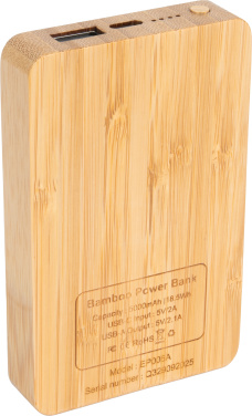 Logotrade liikelahja mainoslahja kuva: Varavirtalähde 5000 mAh valaistulla logolla