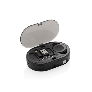 Logo trade liikelahjat tuotekuva: Chargevix RCS -kierrätysmuovinen 60 W lataussetti