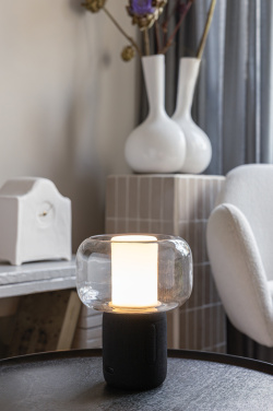 Logo trade mainoslahja ja liikelahja tuotekuva: Lux RCS -kierrätysmuovinen 10W kaiutinvalaisin