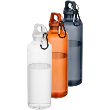 Logo trade liikelahja mainoslahja tuotekuva: Oregon 750 ml:n RCS-kierrätetystä muovista valmistettu vesipullo jousihaalla