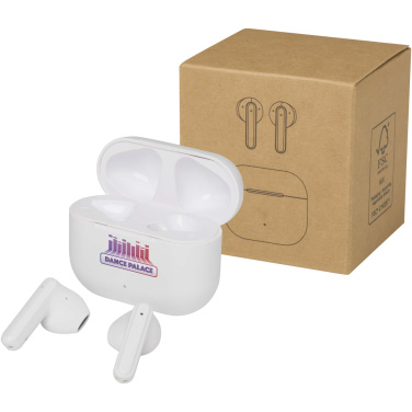 Logotrade mainoslahjat ja liikelahjat tuotekuva: Altais kierrätysmuovista valmistetut True Wireless Bluetooth® -kuulokkeet