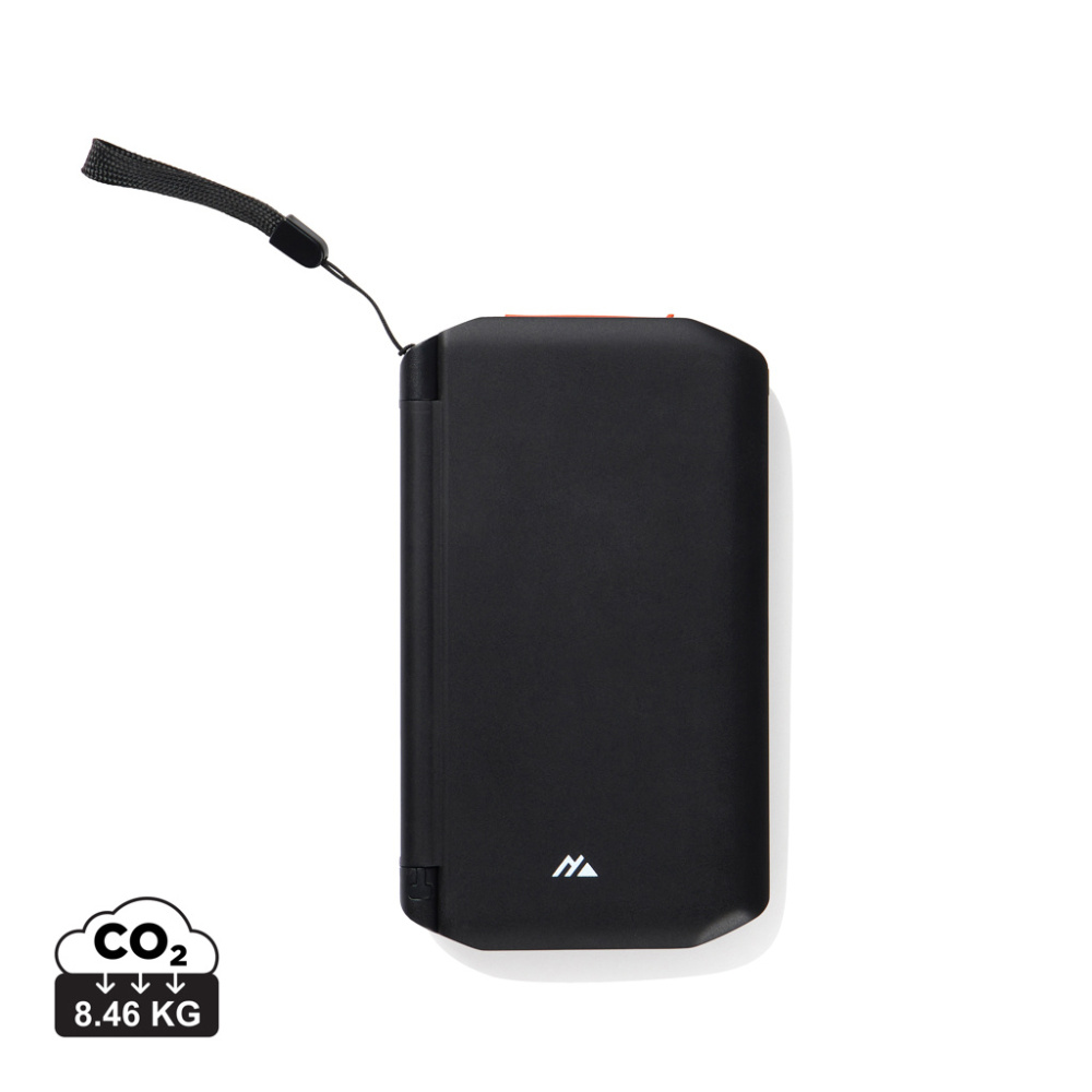 Logotrade liikelahjat mainoslahjat tuotekuva: Nordic Drift Titan 10 000 mAh aurinkovirtapankki, 3 paneelia