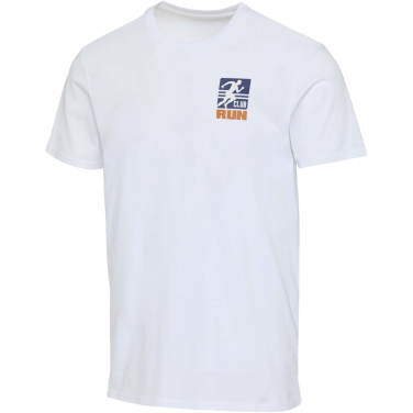 Logo trade liikelahja mainoslahja tuotekuva: Azurite OCS-sertifioitu lyhythihainen t-paita 160 g/m²