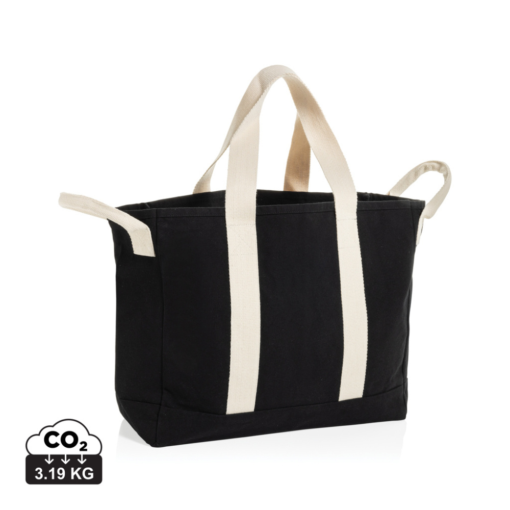 Logotrade mainostuotet kuva: BEAU AWARE™ -rantakassi, 400 g/m²:n kangas, sivukahvat