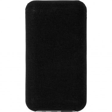 Logotrade reklaminiai produktai nuotrauka: Ateities 6000 mAh bambuko / audinio belaidis maitinimo blokas