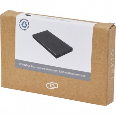 Logotrade verslo dovanos nuotrauka: Prijunkite 5000 mAh perdirbto aliuminio maitinimo bloką