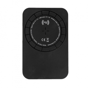 Logotrade dovana nuotrauka: Magnetinis 5 000 mAh 5 W belaidis maitinimo blokas