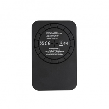 Logotrade reklaminiai produktai nuotrauka: Magnetinis 5 000 mAh 5 W belaidis maitinimo blokas