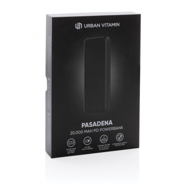 Logotrade verslo dovanos nuotrauka: Urban Vitamin Pasadena 20 000 mAh 18W PD maitinimo blokas