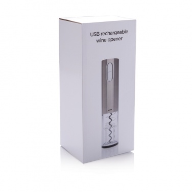 Logotrade dovana nuotrauka: Elektrinis vyno atidarytuvas - USB pakraunamas
