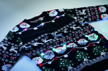 Logotrade reklaminės dovanos nuotrauka: Kalėdinis LED megztinis L/XL