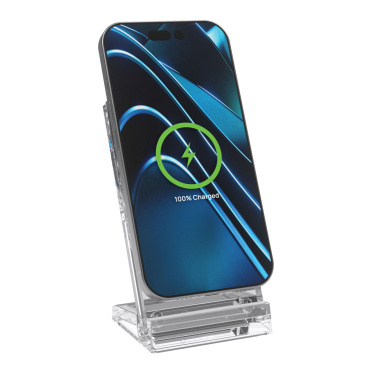 Logotrade reklaminės dovanos nuotrauka: Magcharge 15W magnetinis belaidžio įkrovimo stovas