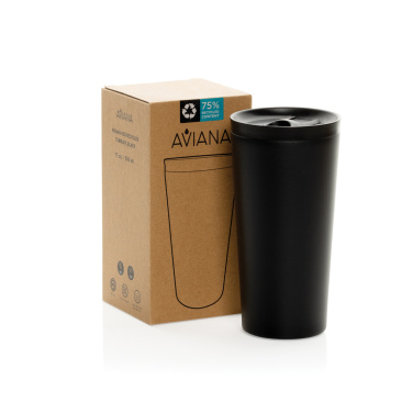 Logotrade reklaminiai produktai nuotrauka: Aviana™ Rowan RCS perdirbto stiklo stiklinė, 500 ml