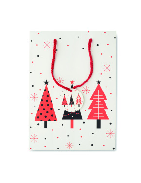 Logotrade dovana nuotrauka: Dovanų popierinis maišelis vidutinio dydžio