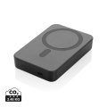 „Amporia RCS“ perdirbto plastiko 10 000 mAh magnetinė išorinė baterija, juoda