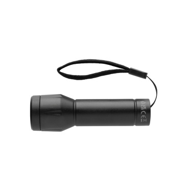 Logotrade dovana nuotrauka: „Flara RSC“ perdirbto plastiko USB įkraunamas žibintuvėlis